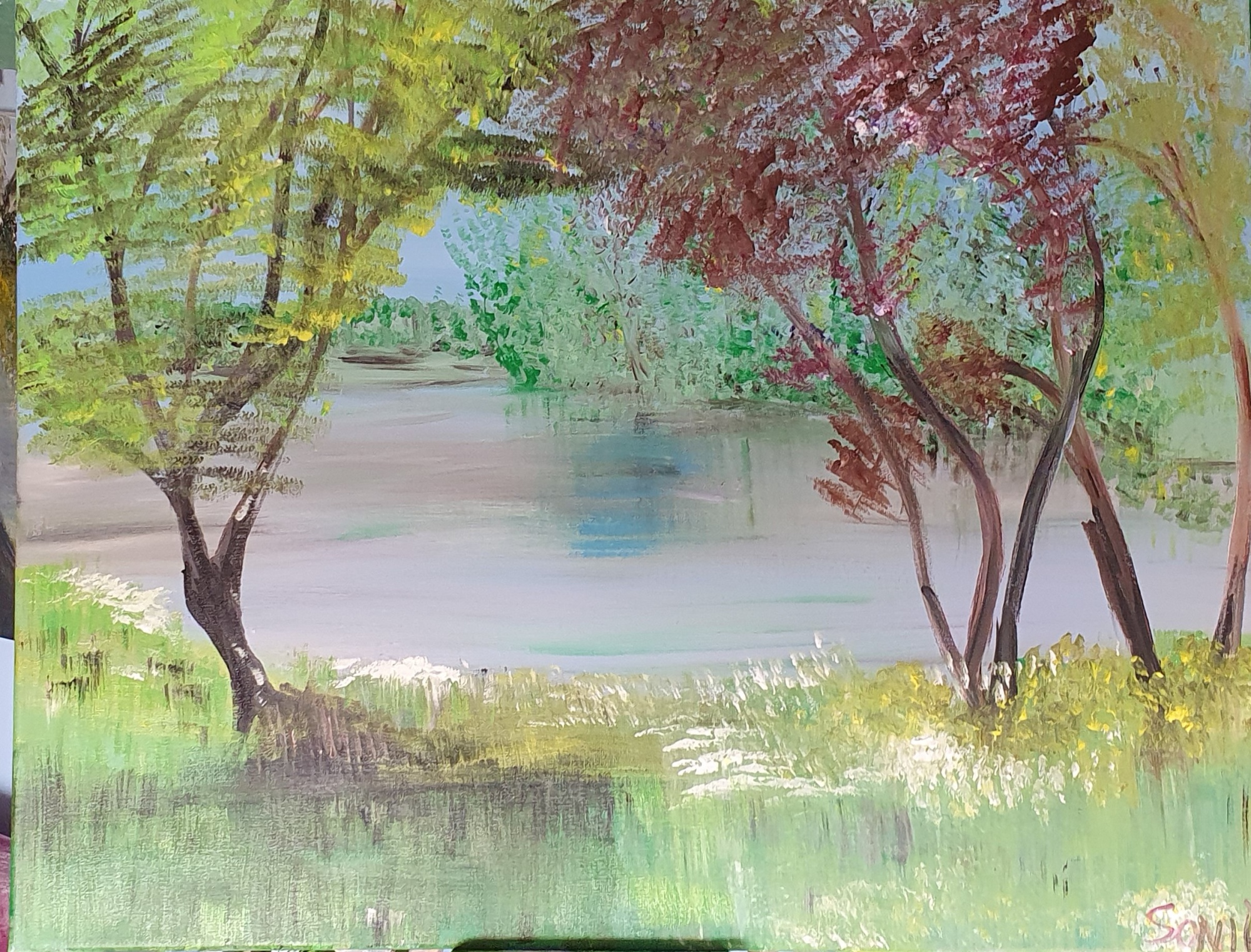 Summer lake/gufted image