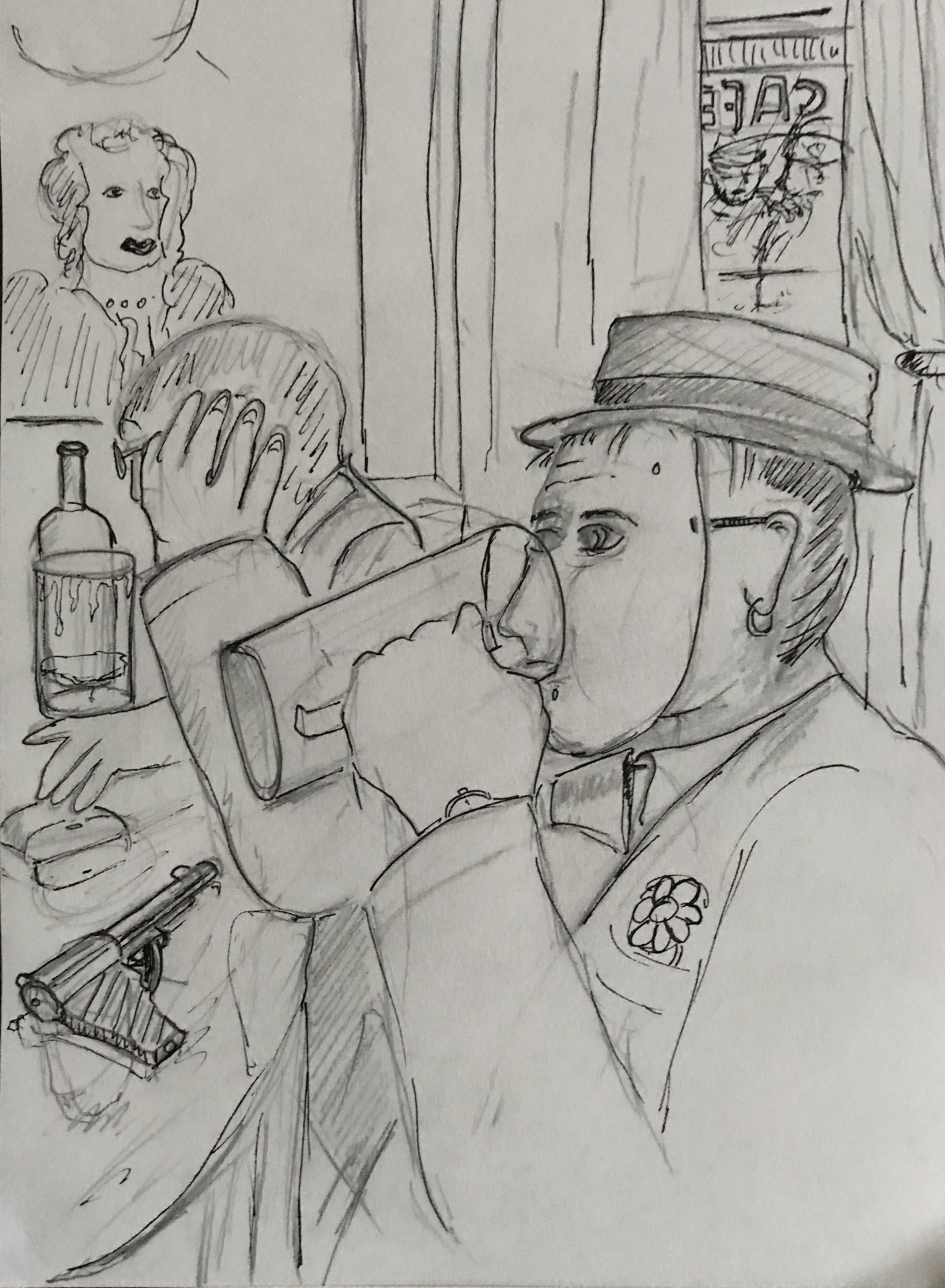 Ensor's visiting in the pub image