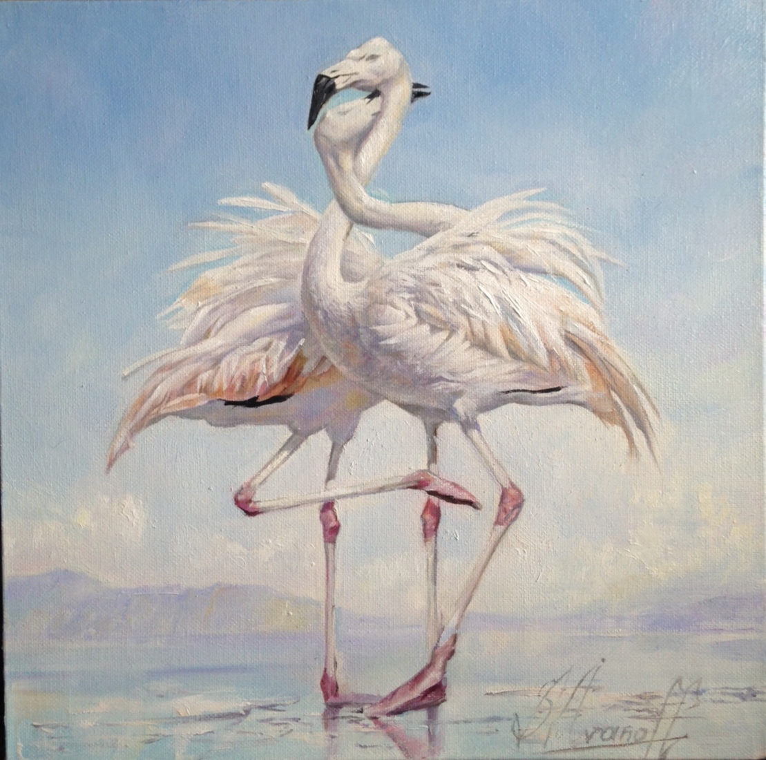 "Flamingoes" image
