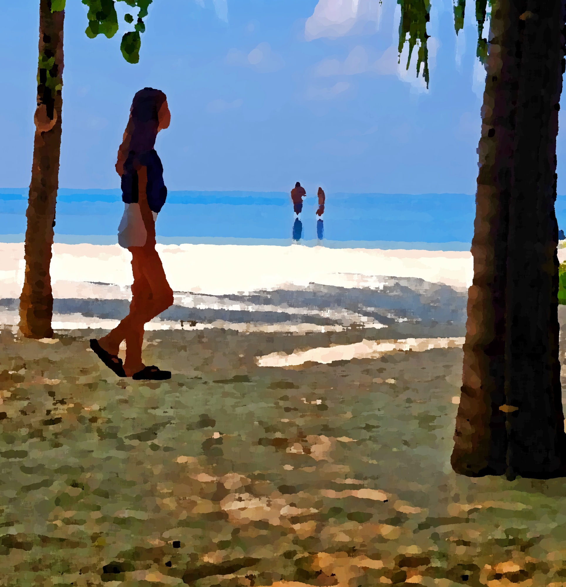 Girl Walking image