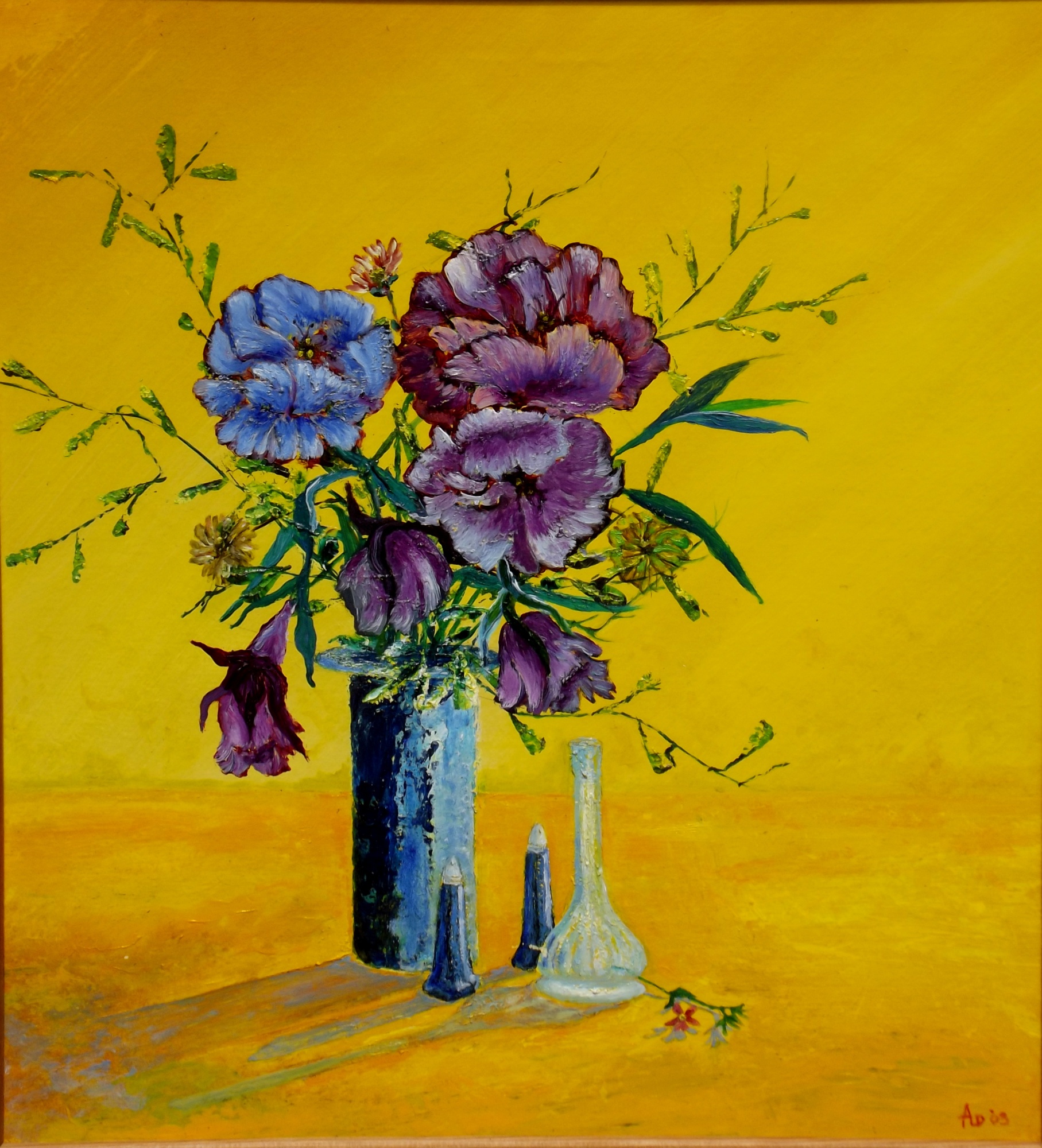 Bloemen in vaasje image