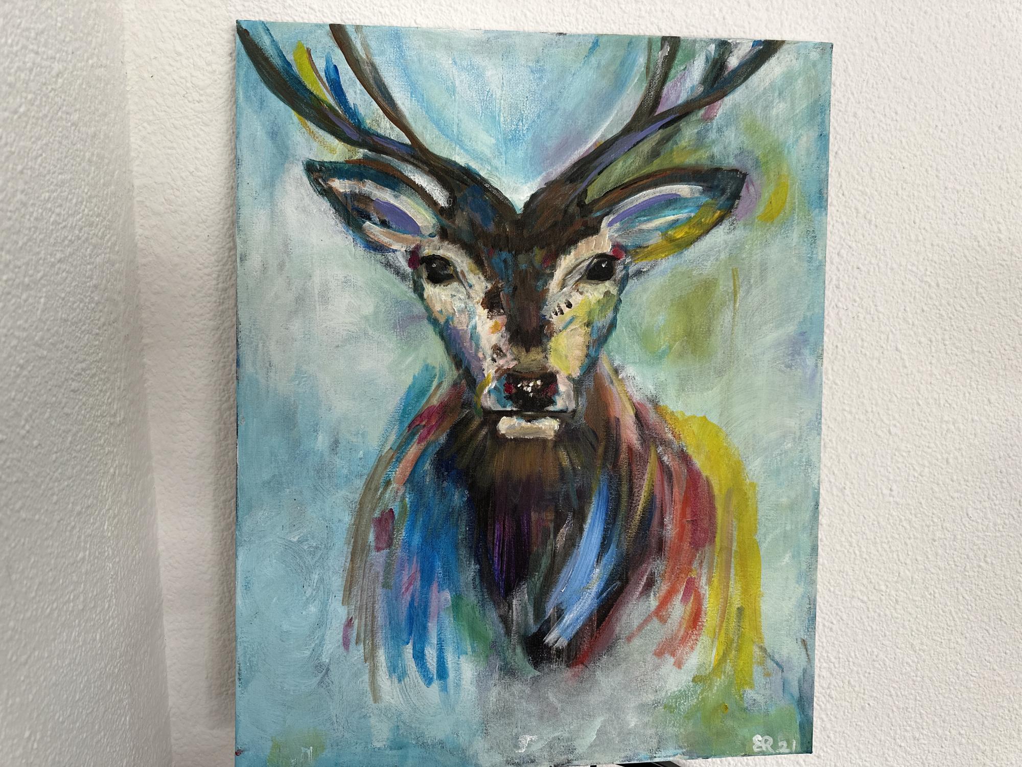 Edelhert op de Veluwe image