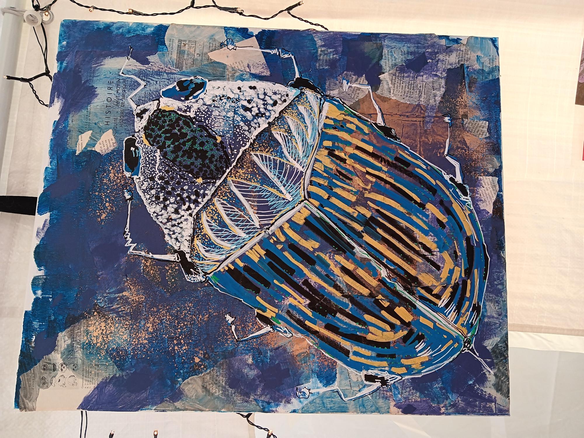 Blauwe kever image