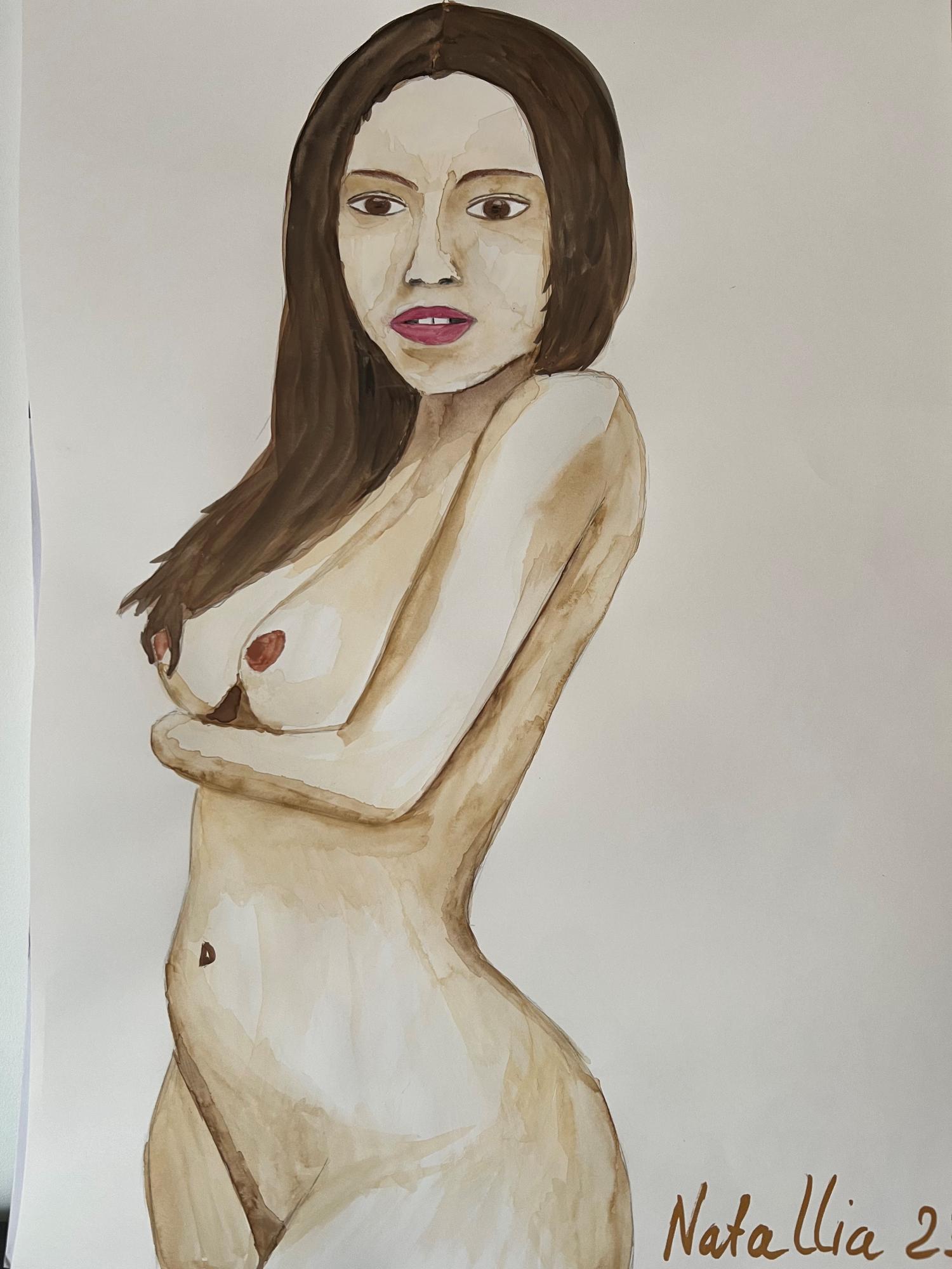 Nina in aquarel image