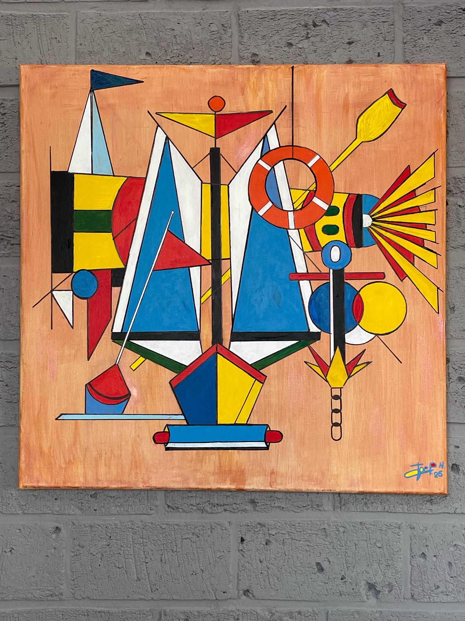 "nautical line composition"  image