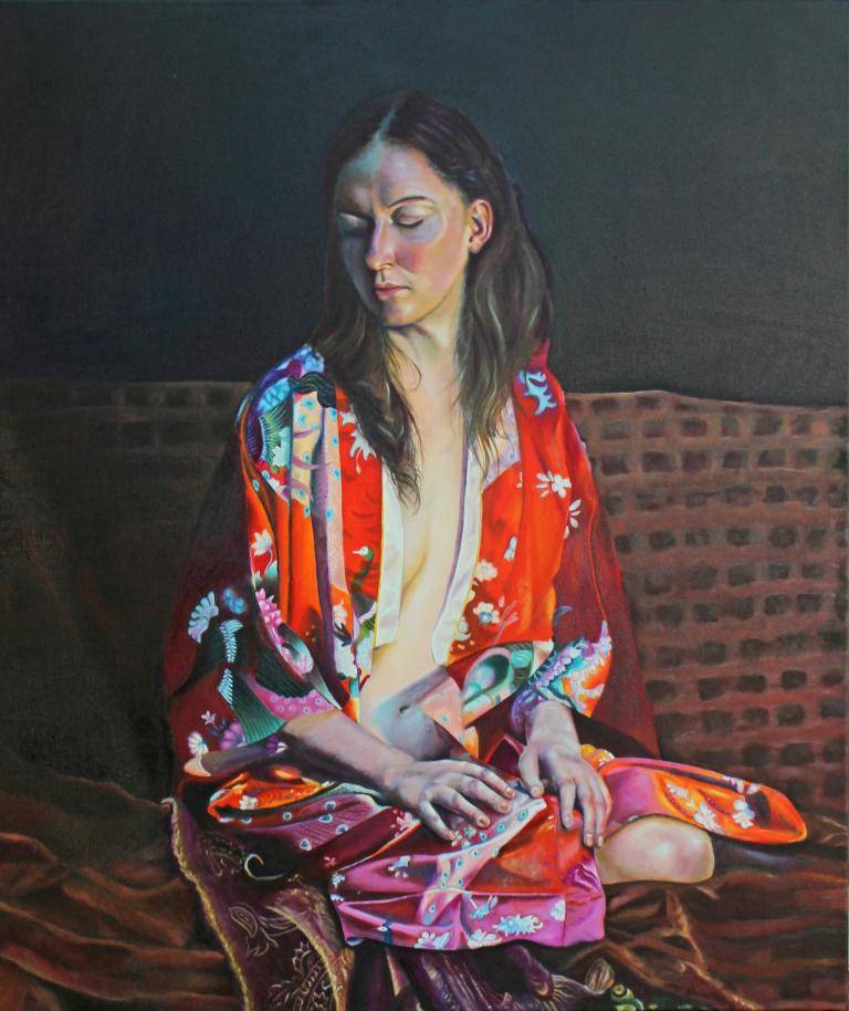 Het meisje met de rode Kimono Het meisje met de rode Kimono image