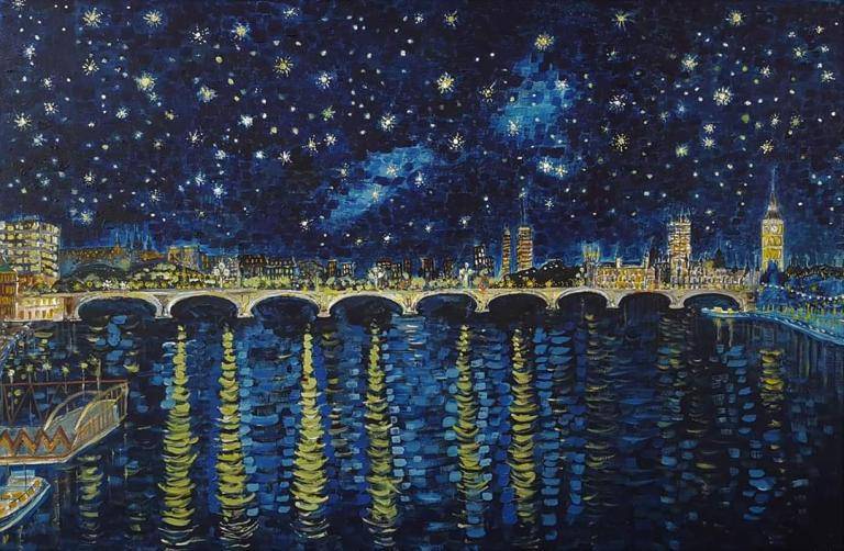 Starry Night over Thames image