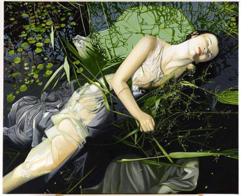 Ophelia oil on canvas  image