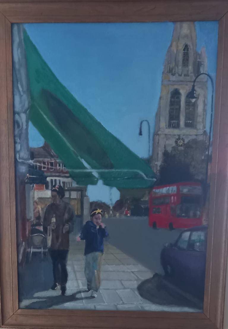 Street scene in Muswell hill  image