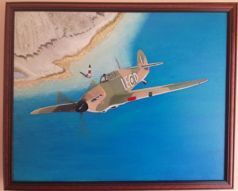 Spitfire over Dover image
