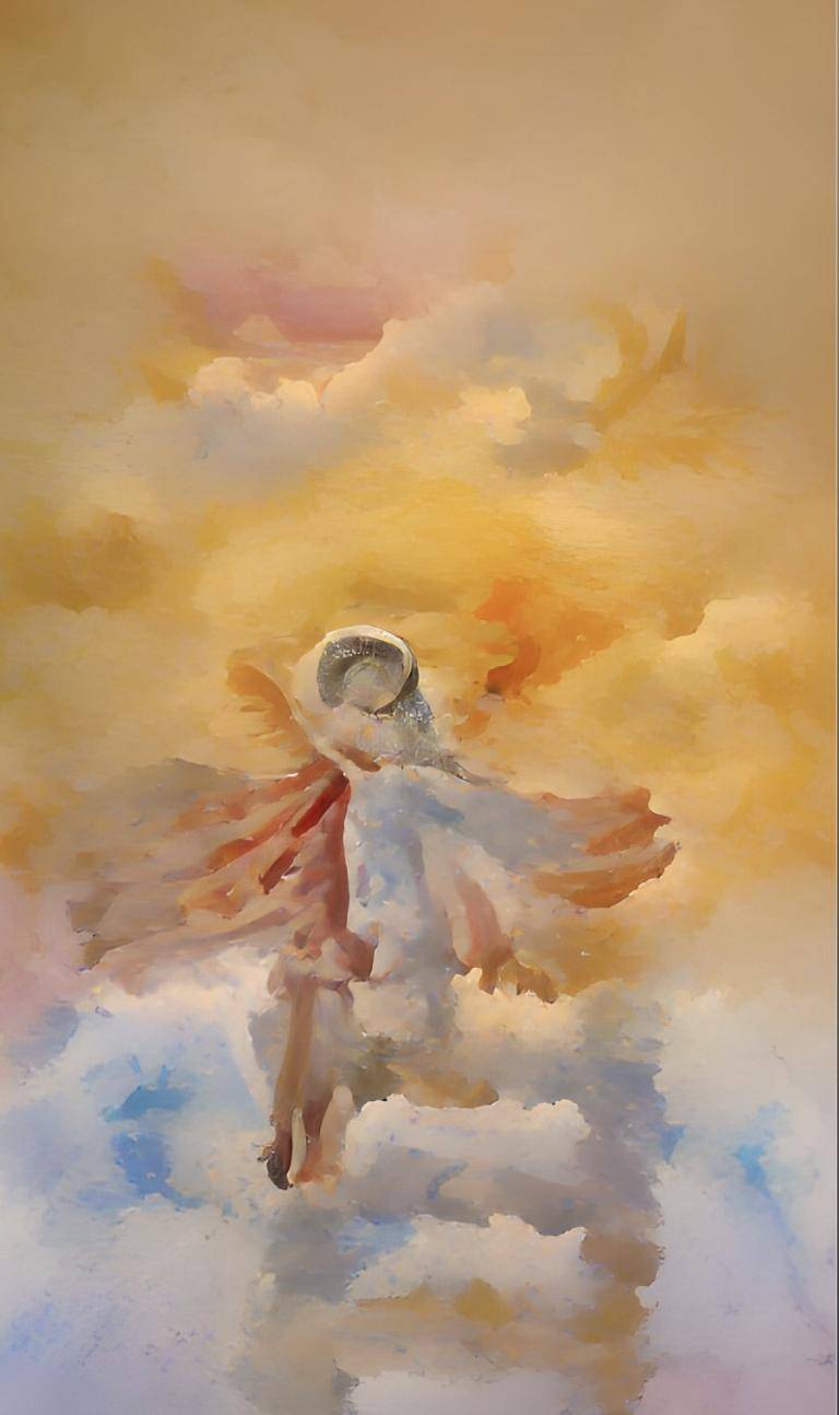 Angel in heaven image