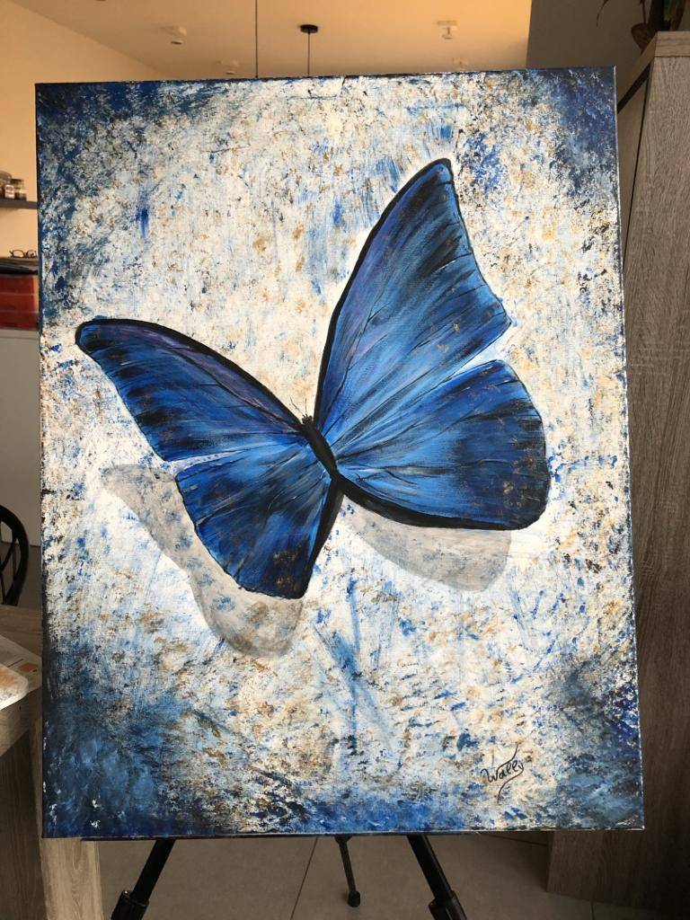 Blauwe vlinder image