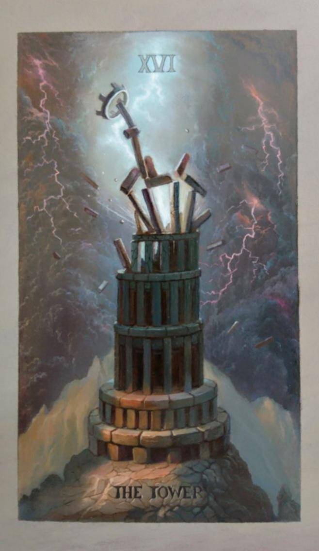 Tarot The tower image