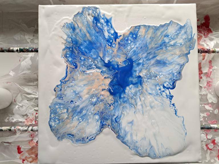 Acryl pouring image