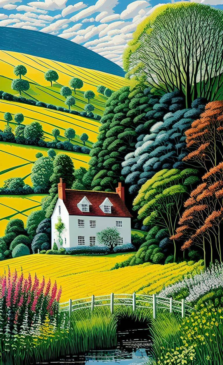 An English country scene image