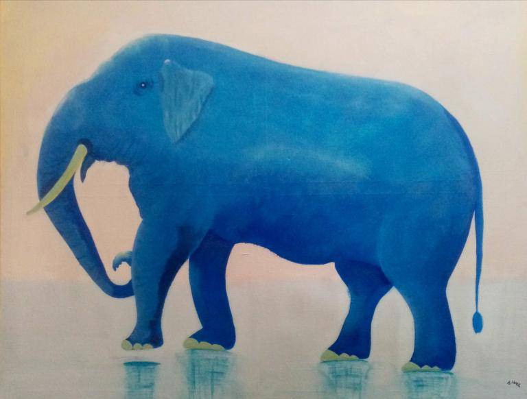 The Blue Elephant on Ice.  image