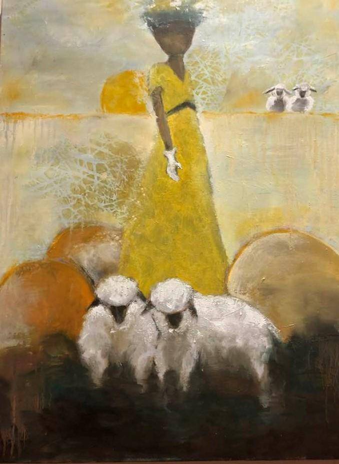 sheep herding image
