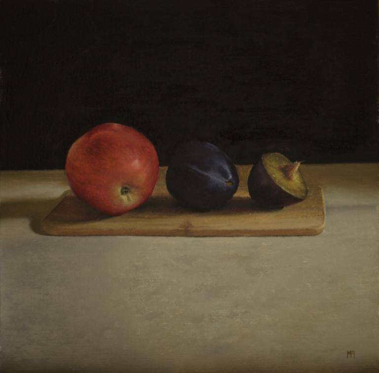 fruit on wood image