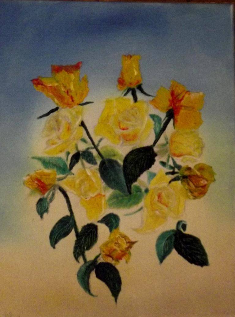 Gele rozen image