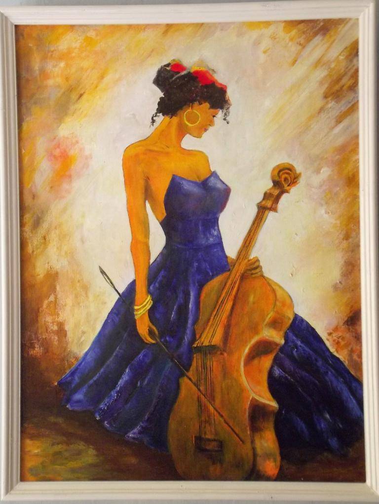 Lady with cello image