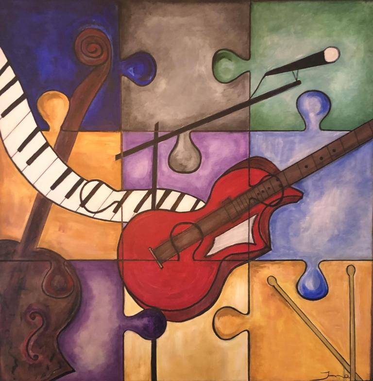 Puzzled by music image