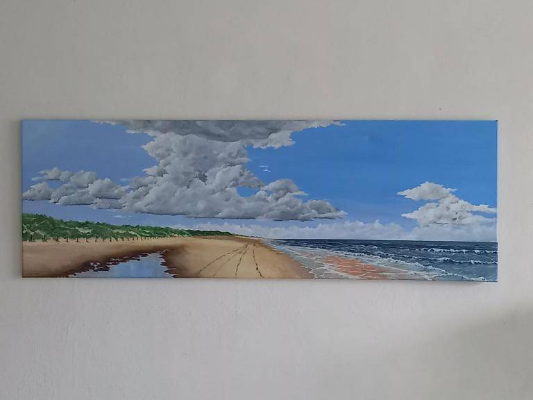 Strand en wolken image