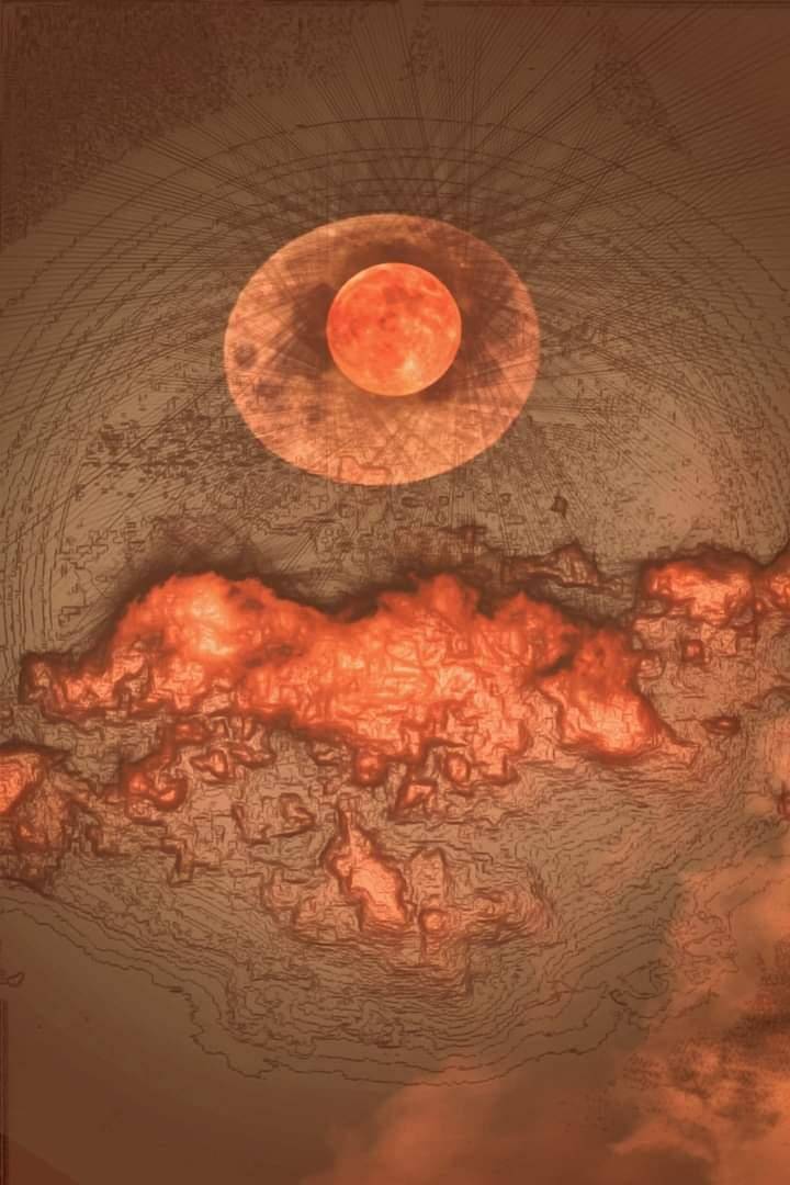 Full bloody bacon moon image