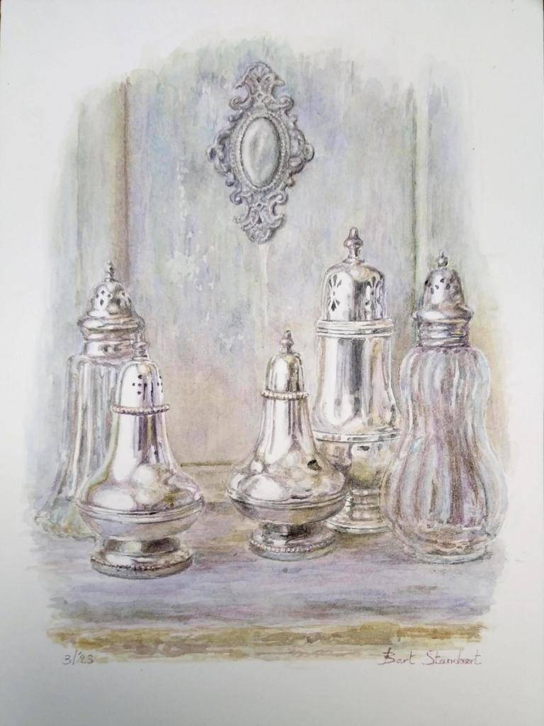 Stilleven met zilverwerk Stilleven met zilverwerk image