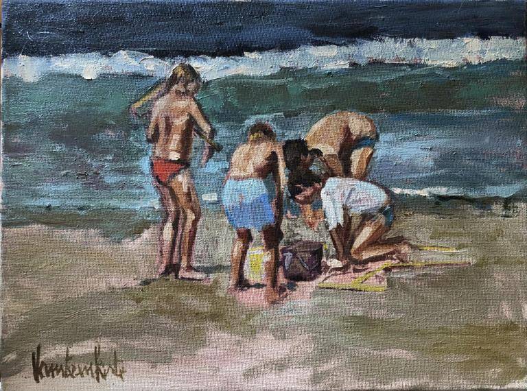 Kinderen op het strand image
