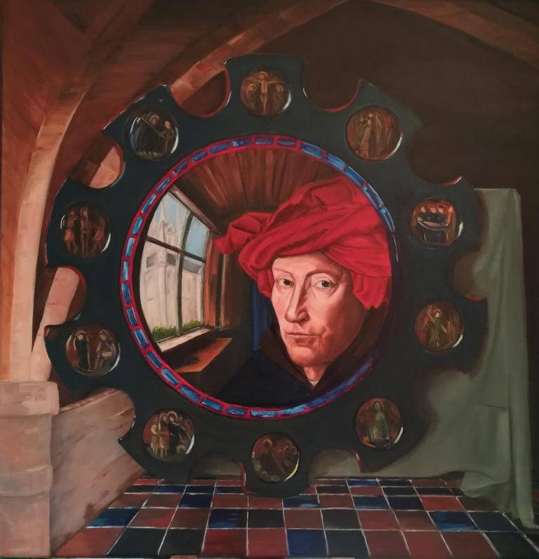 Tribute to Van Eyck / sold image