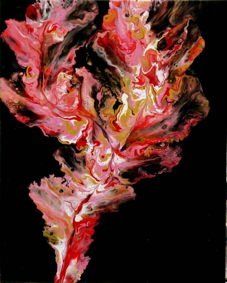 Acrylic pouring Fenix image