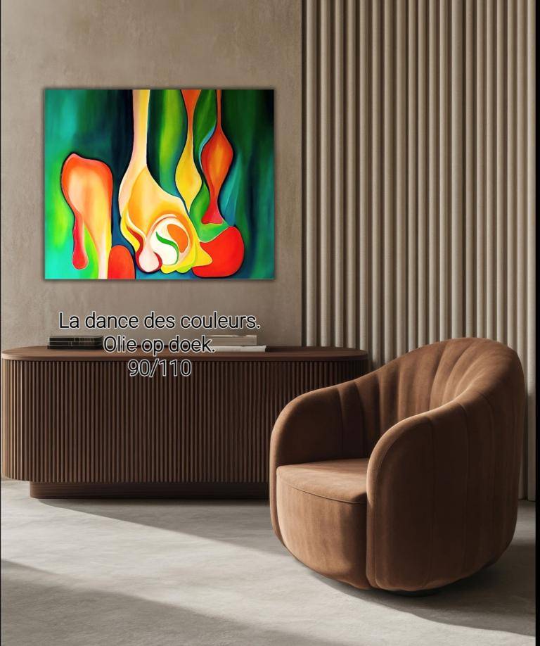 La dance des couleurs. image