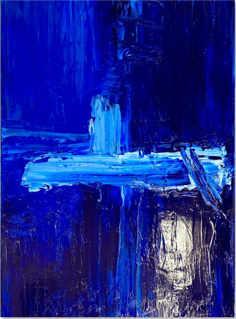 No. 10 Variations of Blue with White. image