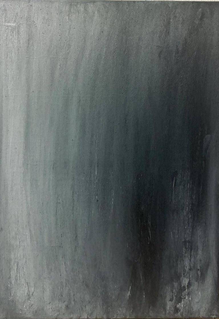 Earth and Oil Paint on Canvas, Grey. Earth and Oil Paint · Oil on canvas · 2026 · 50 × 70 cm image