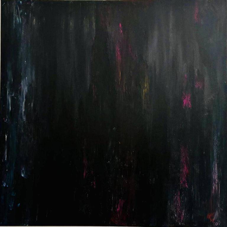 Monochrome Black, Palette-Knifed image