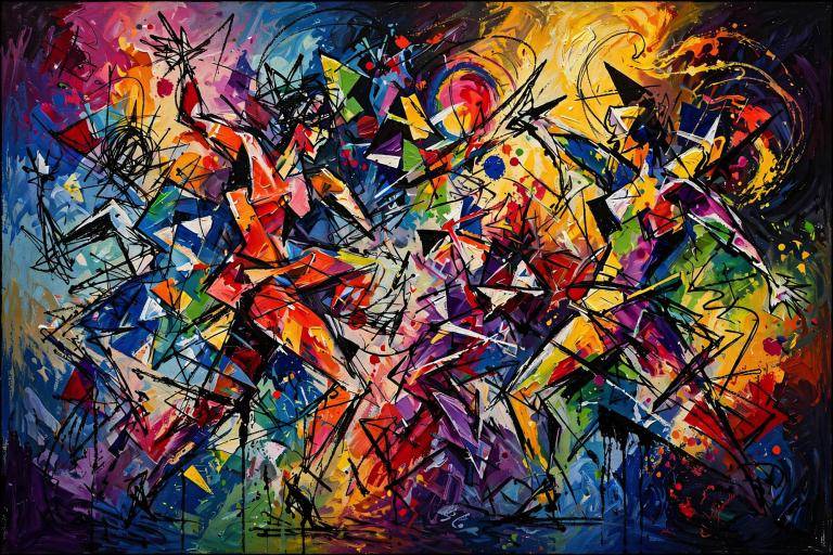 Pollock Meets Picasso image